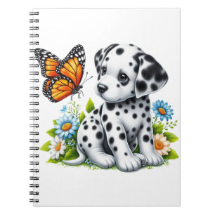 Carnet Joli(e) ami(e) dalmate/papillon