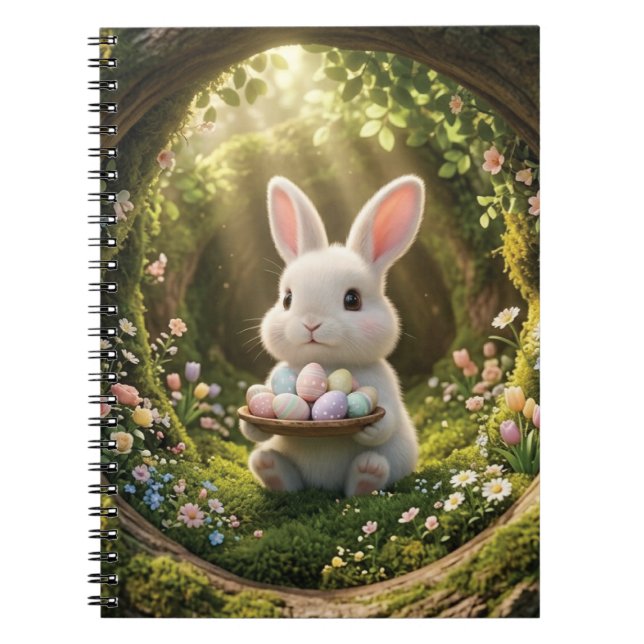 Carnet Joli lapin de Pâques (Devant)