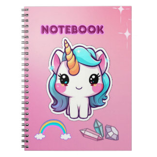 Carnet Joli Licorne Violette Mignon