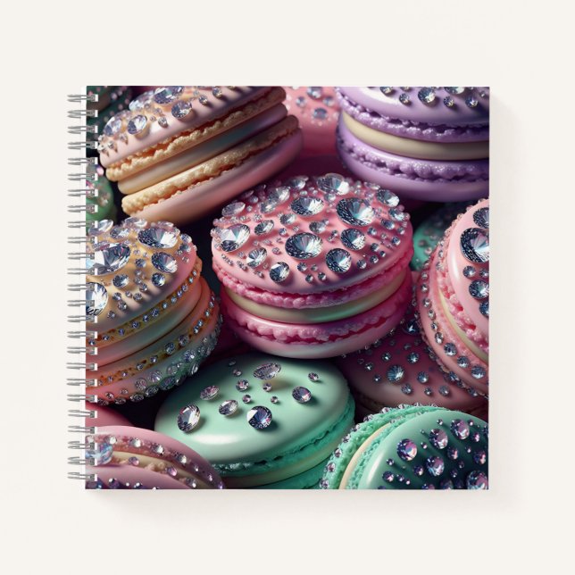 Carnet Joli Macaron Bling (Devant)