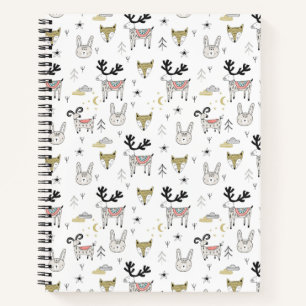 Carnet Joli Motif animal de bois