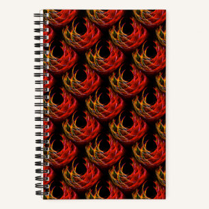 Carnet Joli motif d'art abstrait bohème élégant moderne #