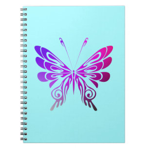 Carnet Joli papillon décoratif multicolore