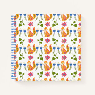 Carnet Joli Pastel Foxy Floral