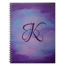 Carnet Joli Pastels | Cloud rose mignon Ciel bleu violet