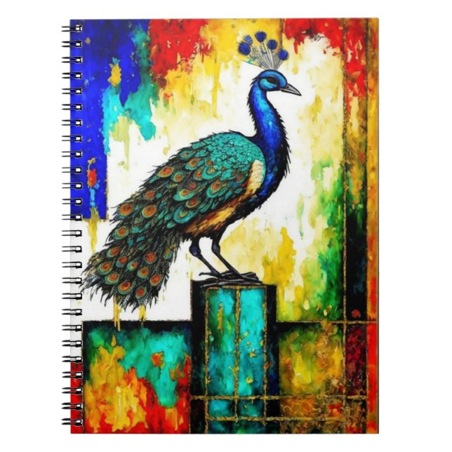 Carnet Joli Peacock (Devant)