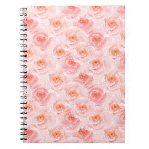 Carnet Joli Roses d'aquarelle rose