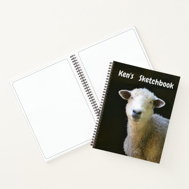 Carnet Joli Sketbook de mouton (Intérieur)