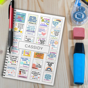 Carnet Joli verset de la Bible pour enfants mémoriel des