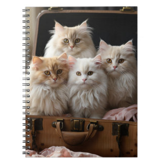 CARNET JOLIE FAMILLE DE CHAT PERSIAN FLUFY