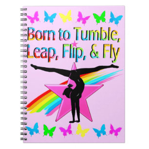 CARNET JOLIE FILLE DE GYMNAST EN TOMBAGE