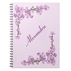 Carnet Jolie floraison de cerisiers roses