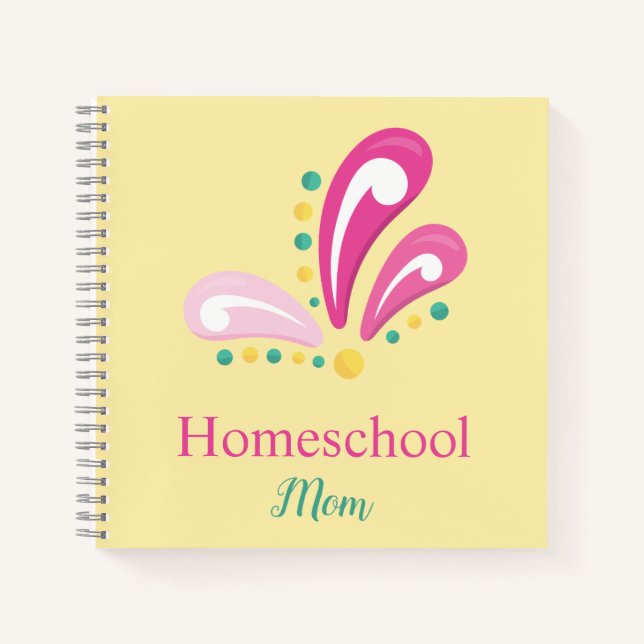 Carnet Jolie mère d'école familiale décorative (Devant)