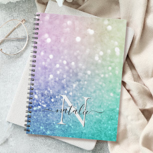 Carnet Jolie Parties scintillant Holographique Fille Glam