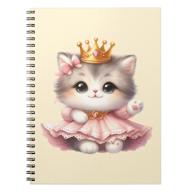 Carnet Jolie petite Kitten Princesse (Devant)