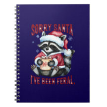 Jolie Raccoon de Noël Drôle Citation Spirale