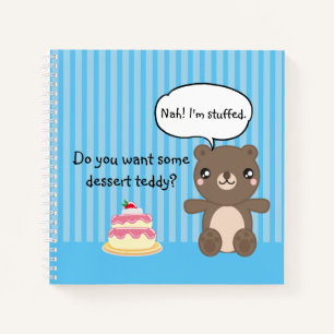 Carnet Jolie Teddy Bear Kids Funny Plaisanterie
