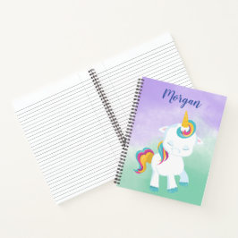 Carnet Jolie Unicorn Prancing