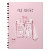 Jolie veste à franges rose