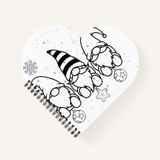 Carnet Jolies lutins de Noël Design de vacances.