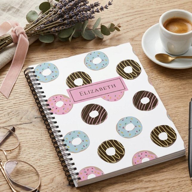 Carnet Jolis gâteaux avec votre propre nom Monogramme per (Créateur téléchargé)