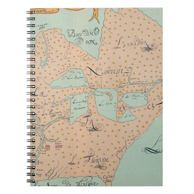 CARNET JOLLIET : L'AMÉRIQUE DU NORD 1674 (Devant)