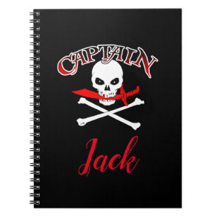 Carnet Jolly roger personnalisé (Cutlass)