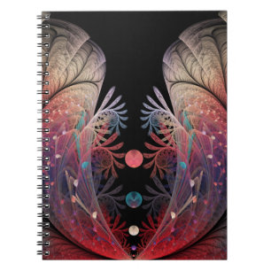 Carnet Jonglage Abstrait Moderne Fantaisie Art Fractal