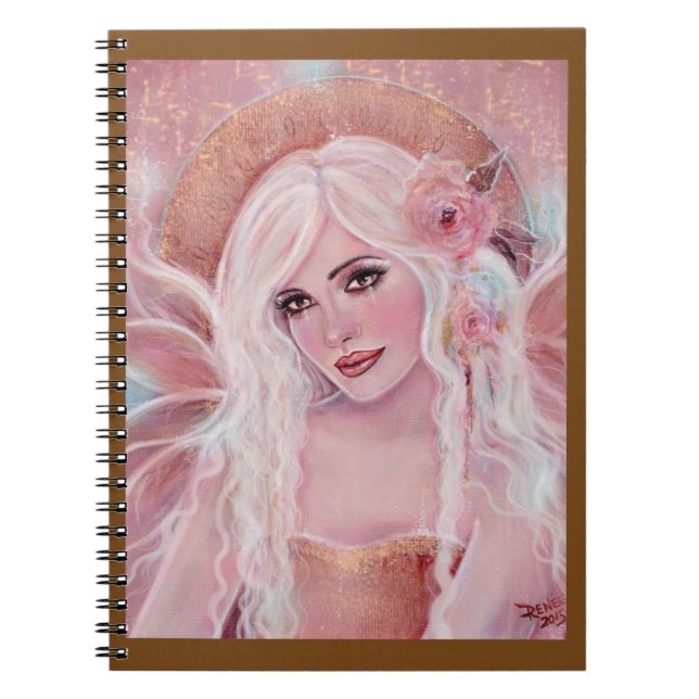Carnet Jophiel ange vacances art par Renee Lavoie (Devant)