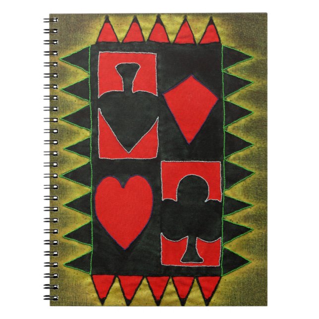 Carnet Jouer aux cartes (Devant)