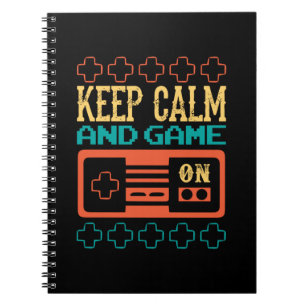 Carnet Joueur Cadeau Gardez Le Calme Et Jouer Jeu
