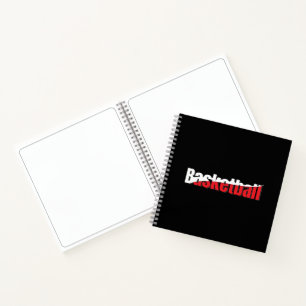 Carnet Joueur de Basket-ball Abstrait Swish - Word Art