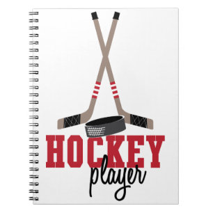 Carnet Joueur de hockey