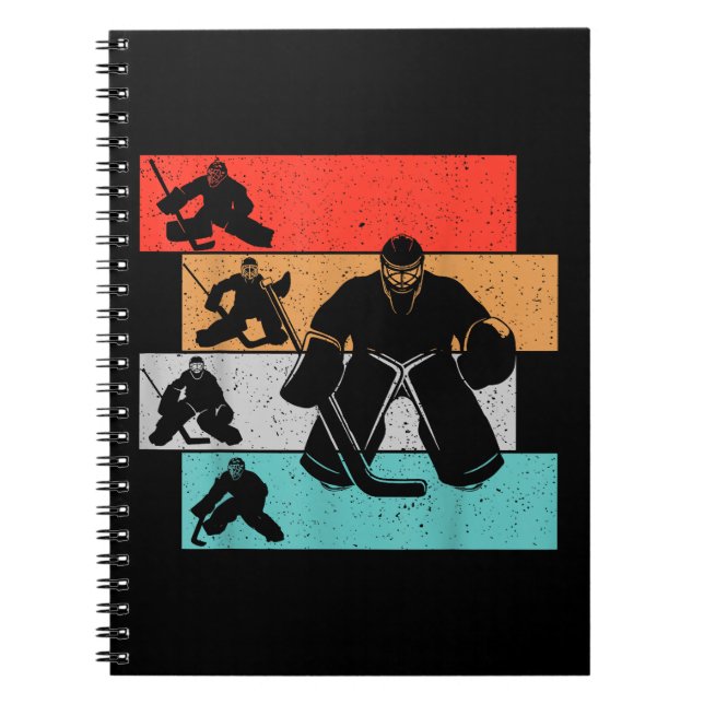 Carnet Joueur de hockey sur glace (Devant)