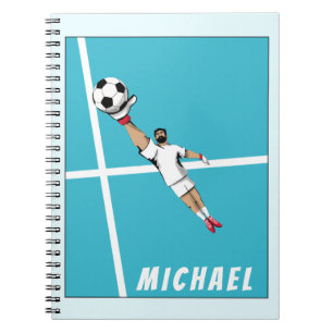 Carnet Joueur de soccer gardien de but gardien de but Gra
