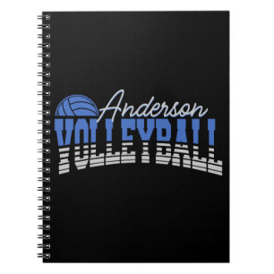 Carnet Joueur de volley-ball personnalisé AJOUTER UN NOM 