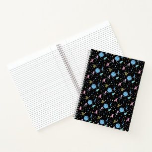 Carnet Joueuses de basket-ball - Motif d'étoiles