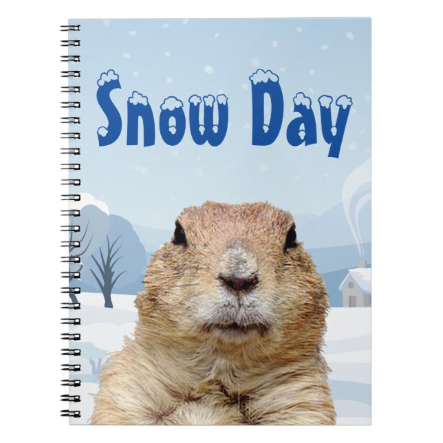 Carnet Jour de la neige de la marmotte (Devant)