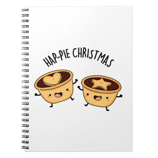 Carnet Jour de Noël amusant Jeu à tarte de Noël (Devant)