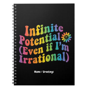 Carnet Jour de Pi Irrationnel au Potentiel Infini Rétro M
