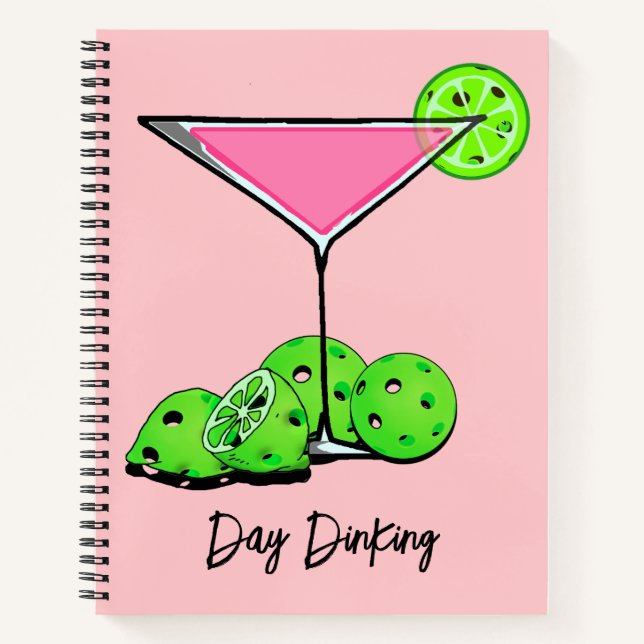 Carnet Jour Diner Cocktail Cosmo Rose, Pickleball Limes (Devant)
