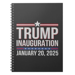 Carnet Jour d'investiture de Trump janvier 2025 Président