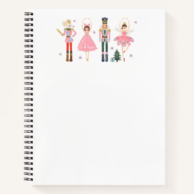 Carnet Jour férié de Noël rose (Devant)