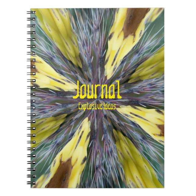 Carnet Journal Abstrait Flower (Devant)