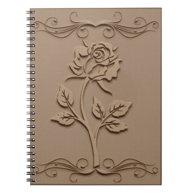Carnet Journal/Carnet du Rose incorporé (Devant)