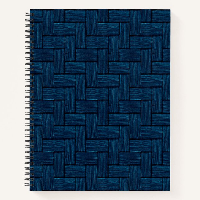 Carnet Journaux de lin turquoise (Devant)