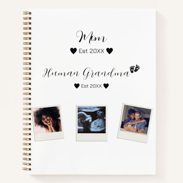 Carnet Journaux photo de famille personnalisés (Devant)