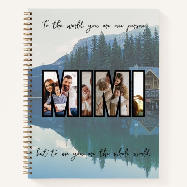 Carnet Journaux photo de famille personnalisés (Devant)