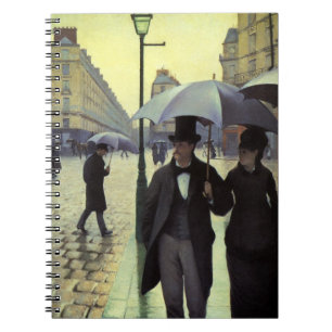 Carnet Journée de la Pluie de Paris par Gustave Caillebot