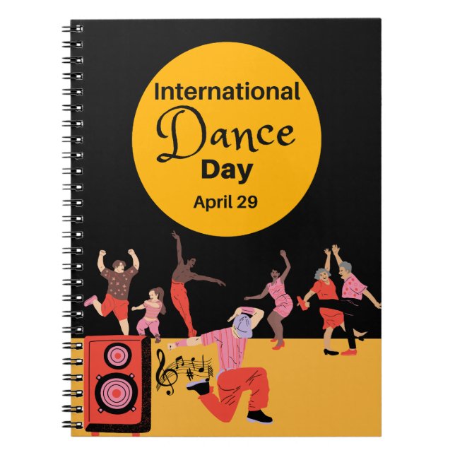 Carnet Journée internationale de la danse | Journée mondi (Devant)